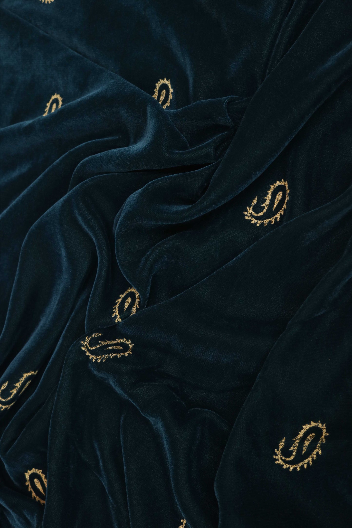 Velvet Screen-Printed Shawl 3576E
