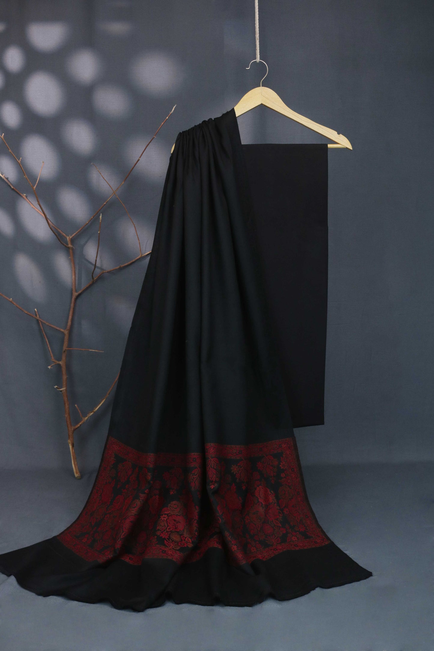 3Piece -Karandi with Pashmina Shawl KPP353
