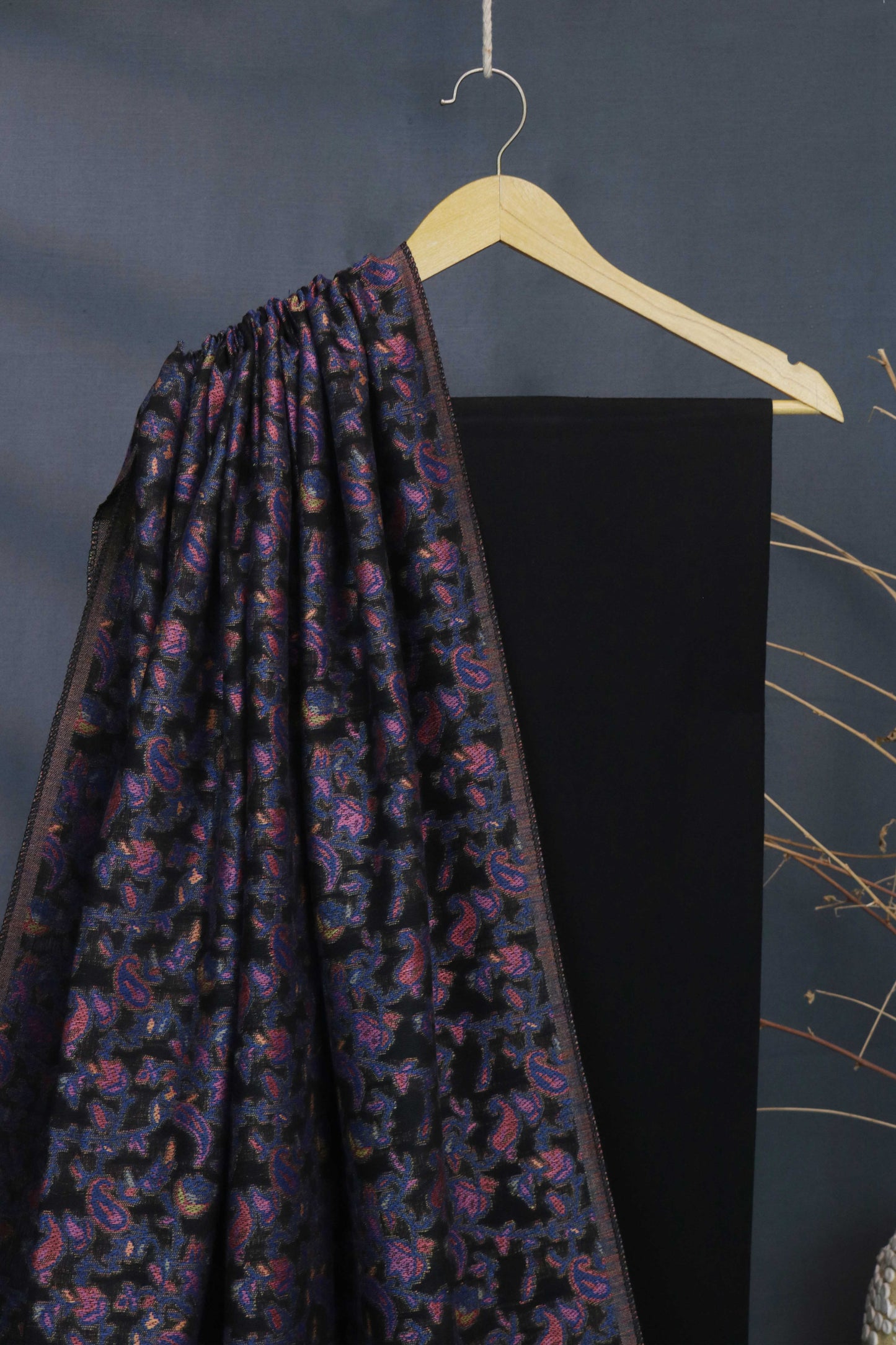3Piece -Karandi with Pashmina Shawl KPP370