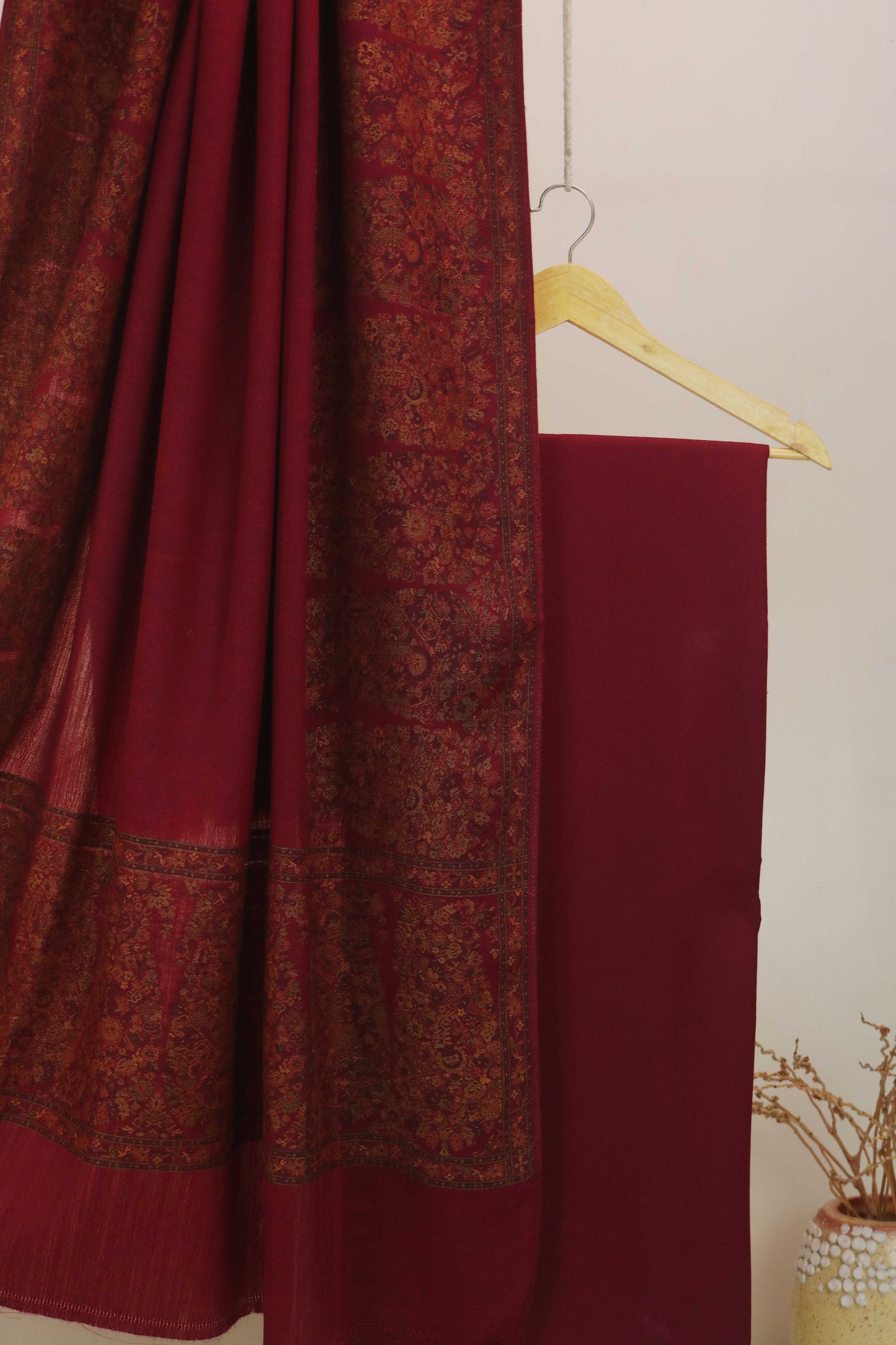 3Piece - Karandi with Pashmina Shawl KPP211