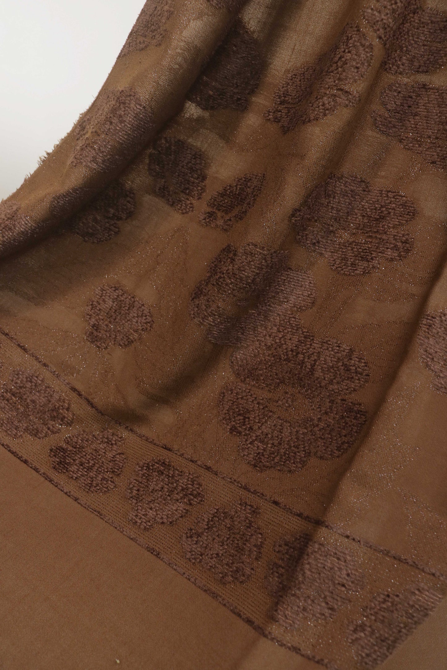 3Piece - Karandi with Wool Shawl SRK Brown