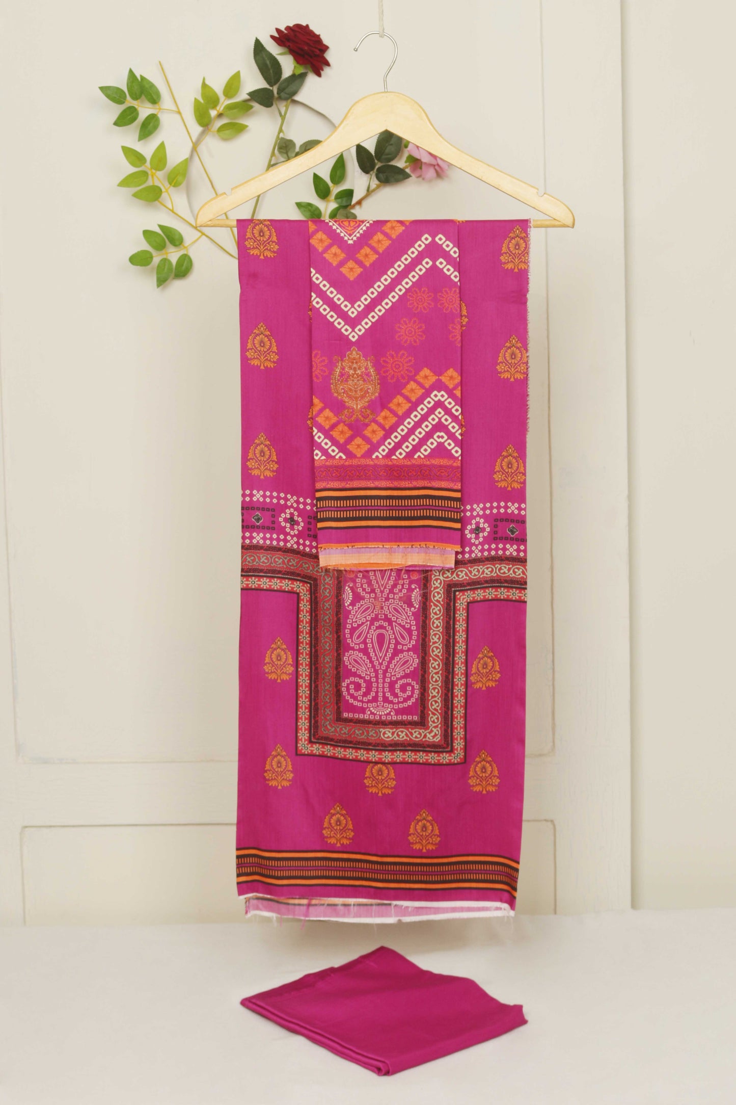 3Piece -Viscous Printed Suit VC11