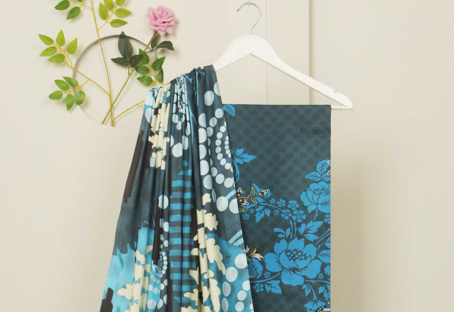 3Piece - Linen Printed Suit Classic ICLST09