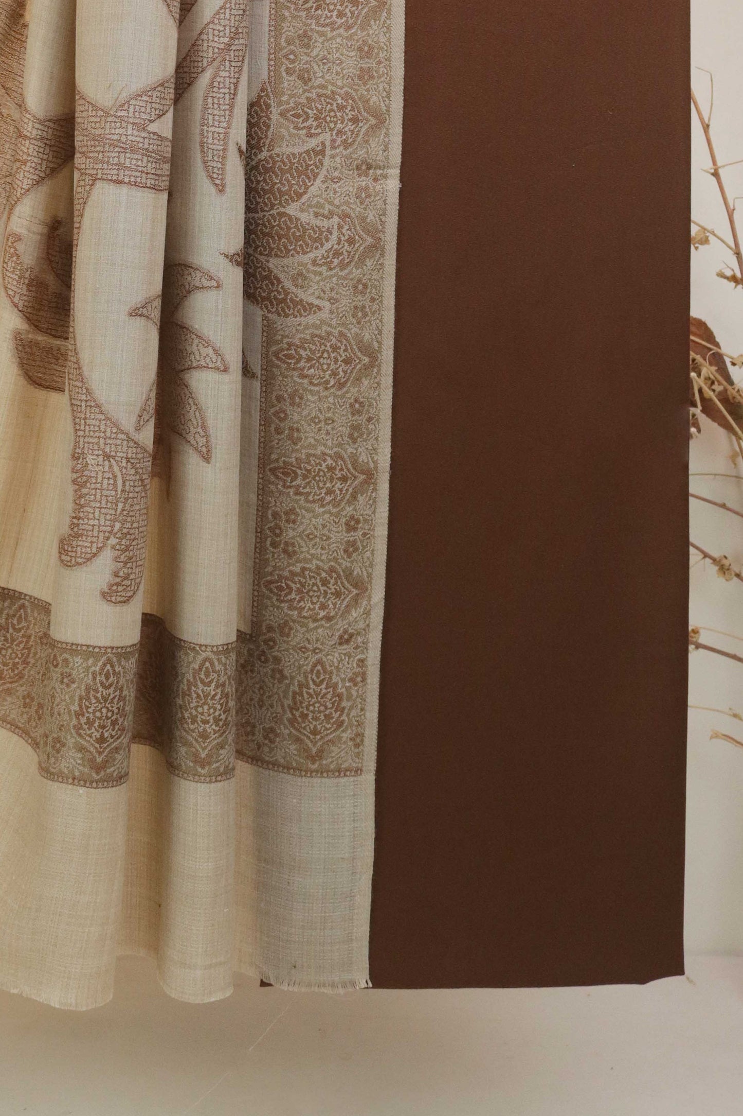3Piece - Karandi with Pashmina Shawl KPP220