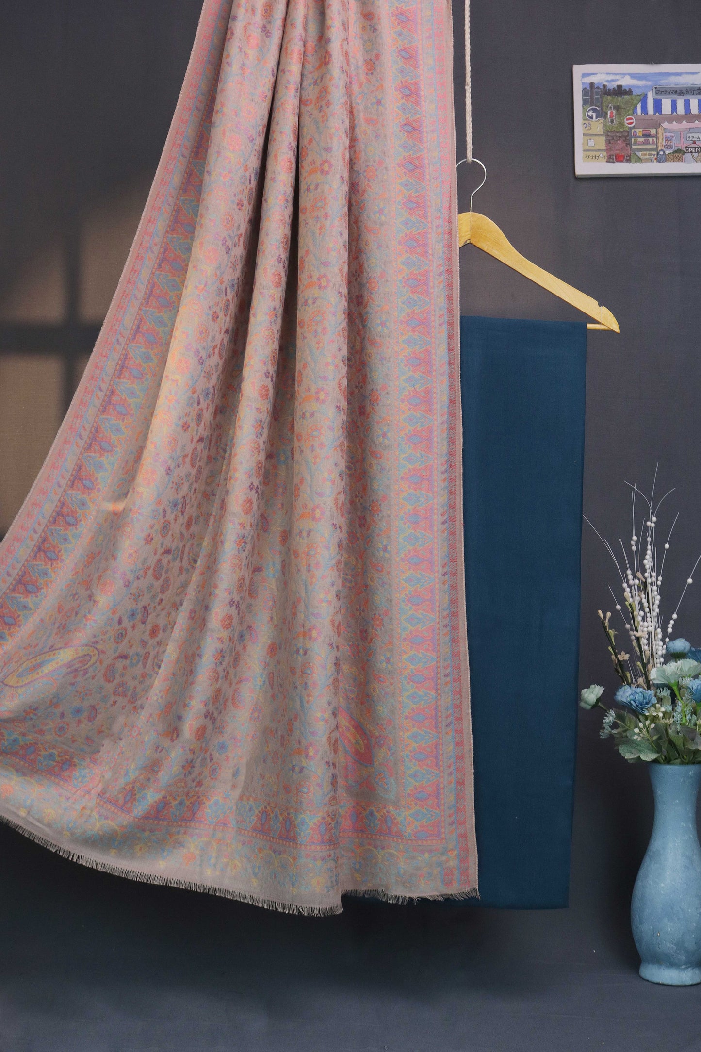 3Piece -Marina with Pashmina Shawl KPP242
