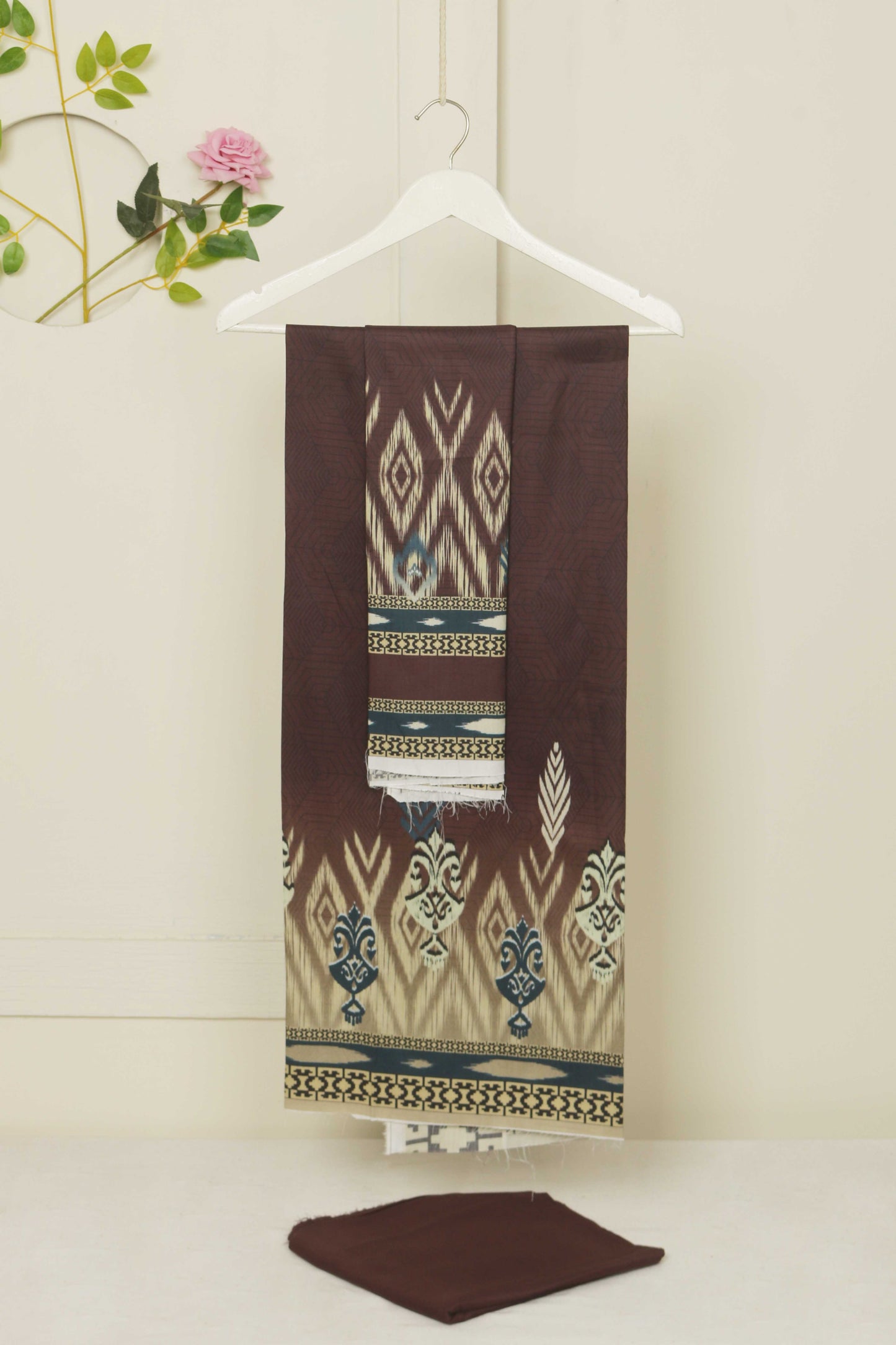 3Piece - Linen Printed Suit Classic CLST12