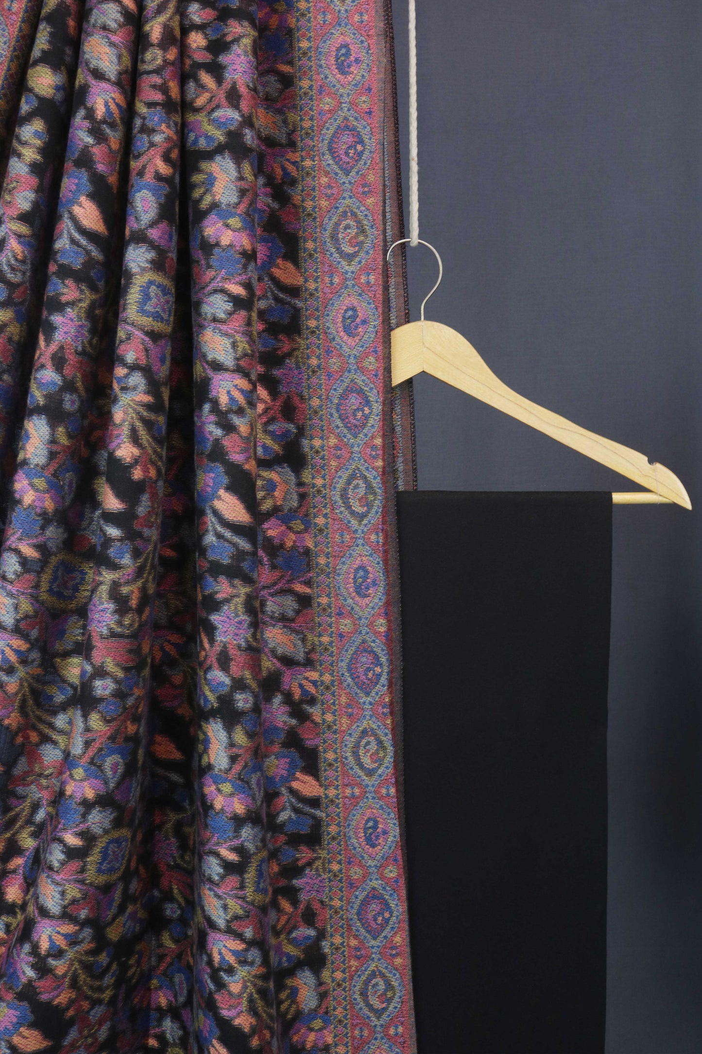 3Piece -Karandi with Pashmina Shawl KPP256