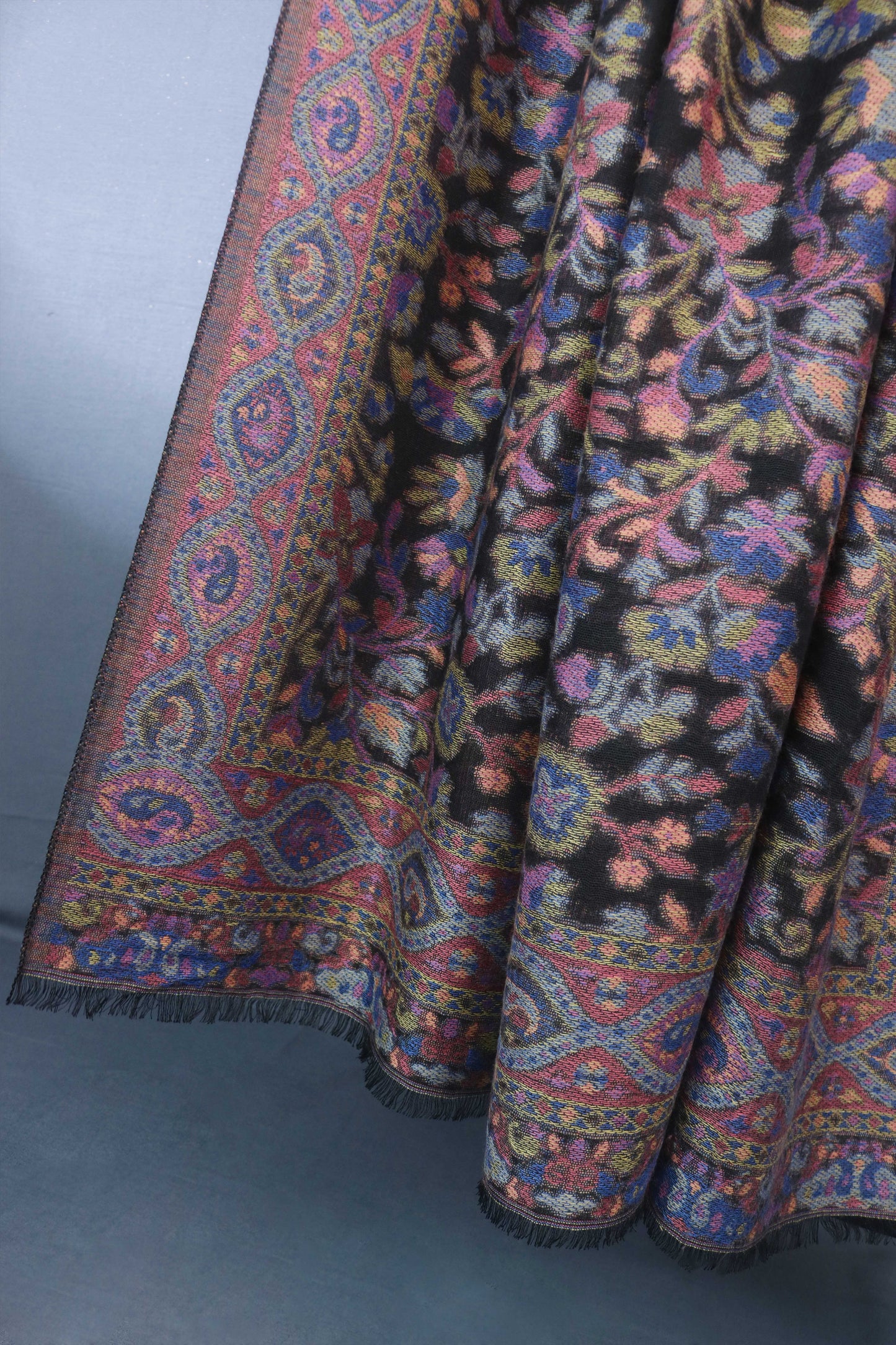 3Piece -Karandi with Pashmina Shawl KPP256