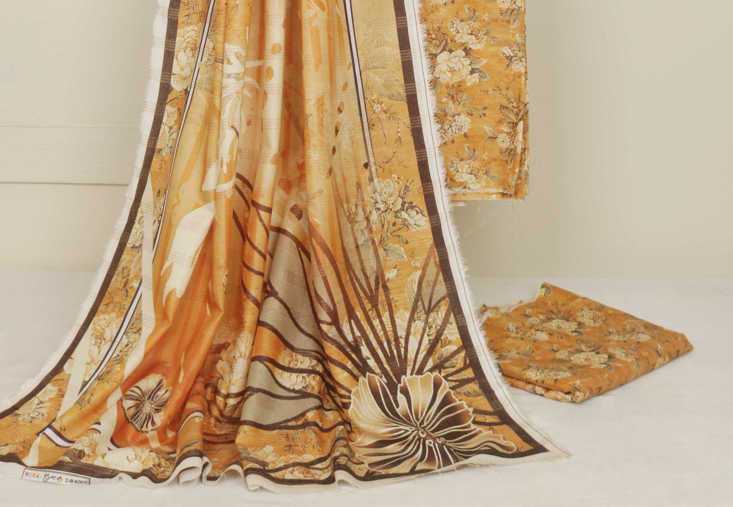 3Piece - Premium Karandi Printed Suit MJ4002