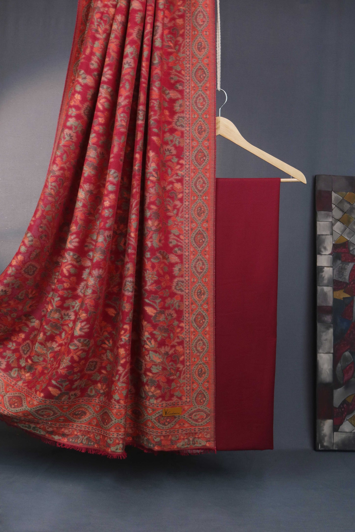 3Piece -Karandi with Wool Shawl KPP351