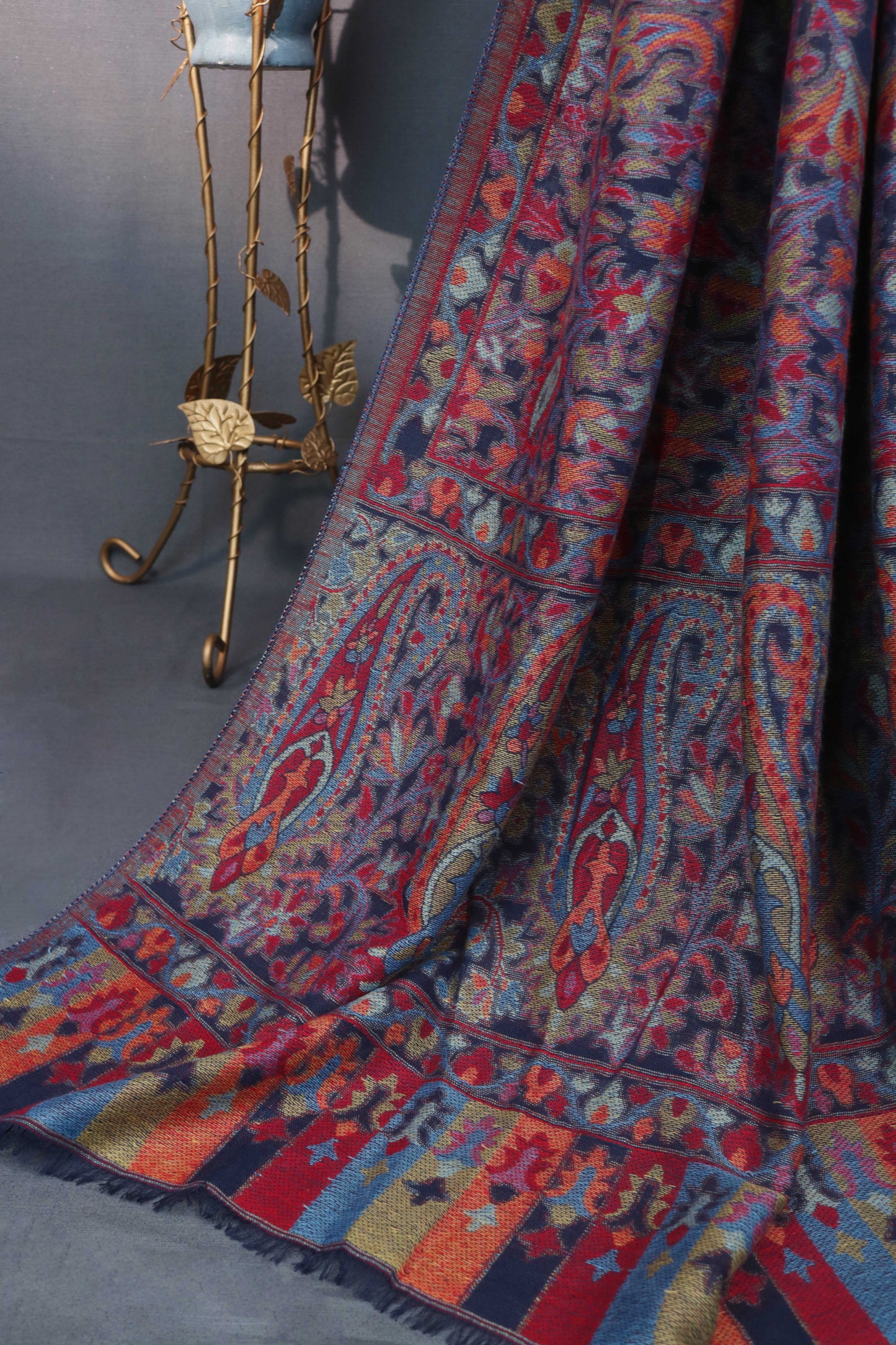 3Piece -Karandi with Pashmina Shawl KPP272