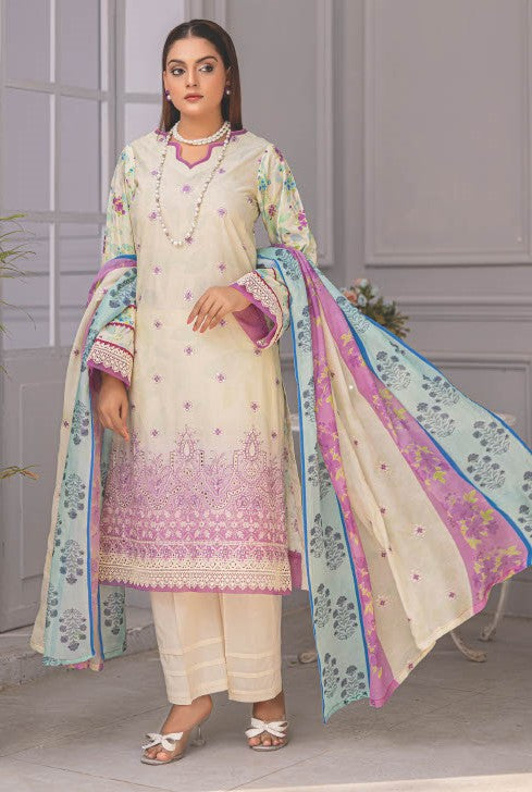 Lawn Embroidered Suit H25WR42