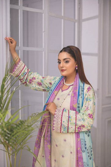 Lawn Embroidered Suit H25WR42