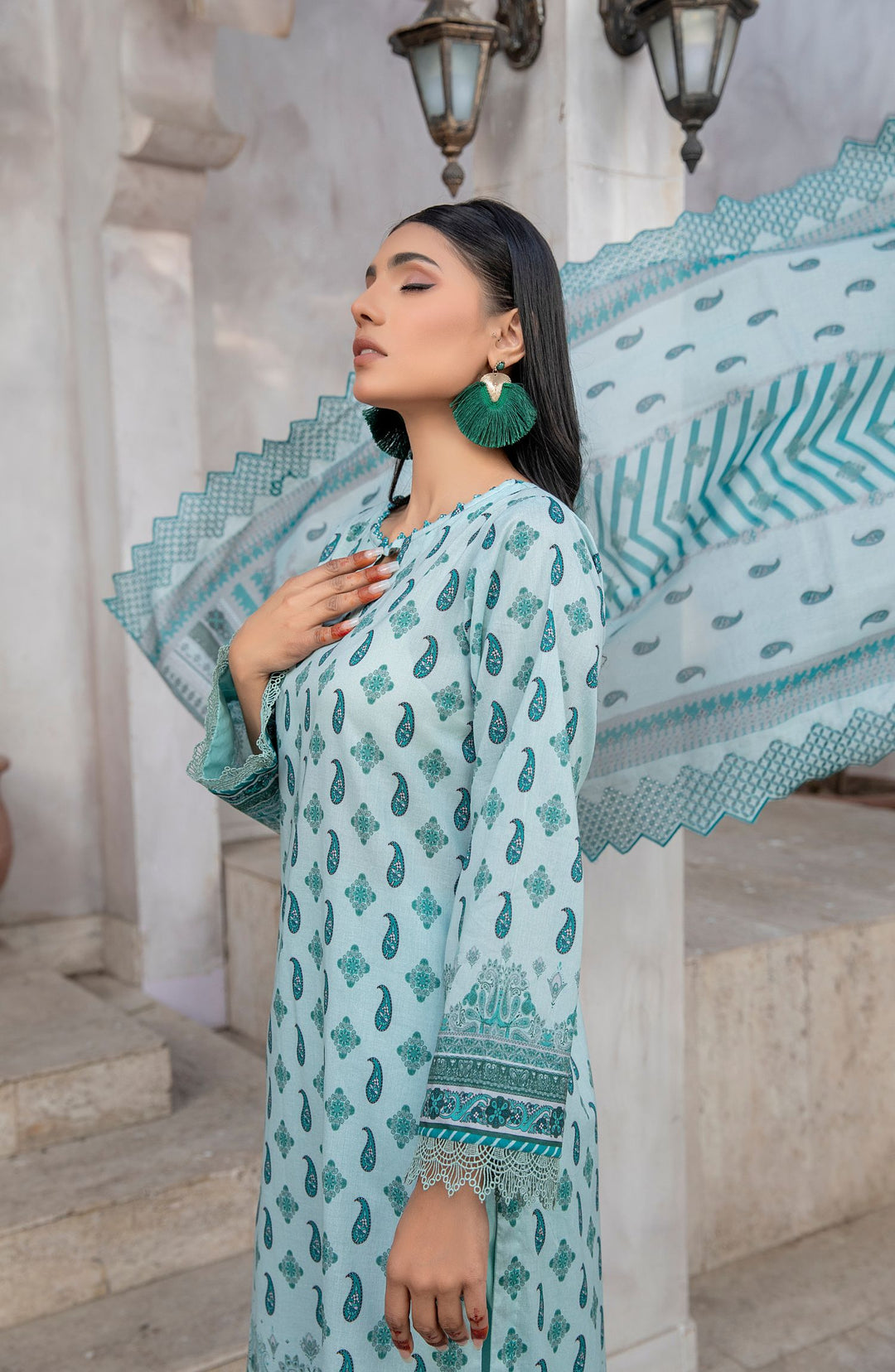 Printed Lawn Suit Waresha  WAR063