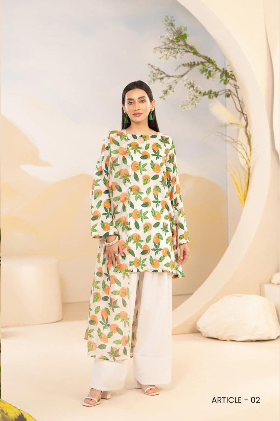 Lawn Printed Suit H25SLGLG02