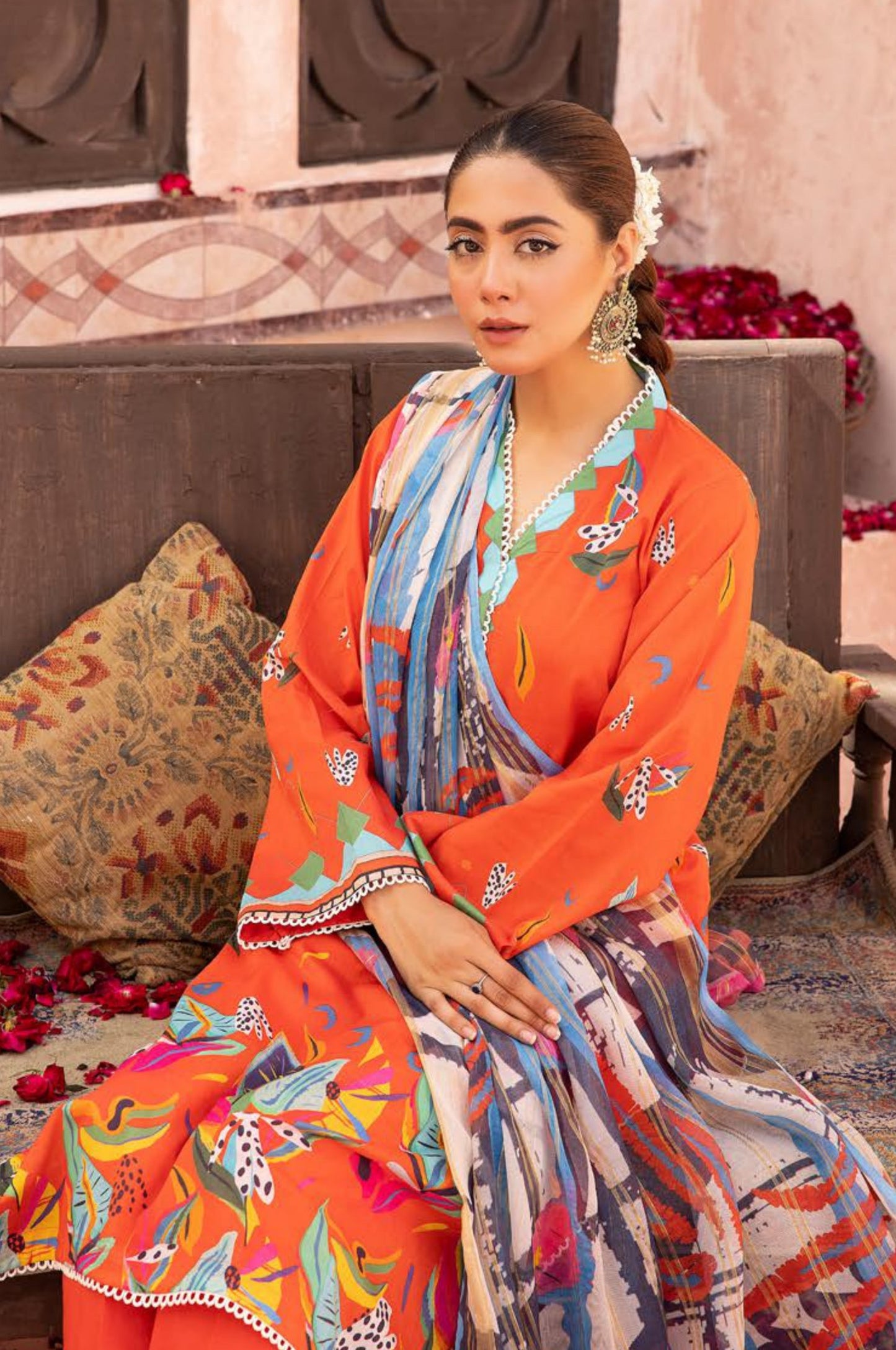 3Piece - Printed Lawn Suit POP ART  GJPA2402A37