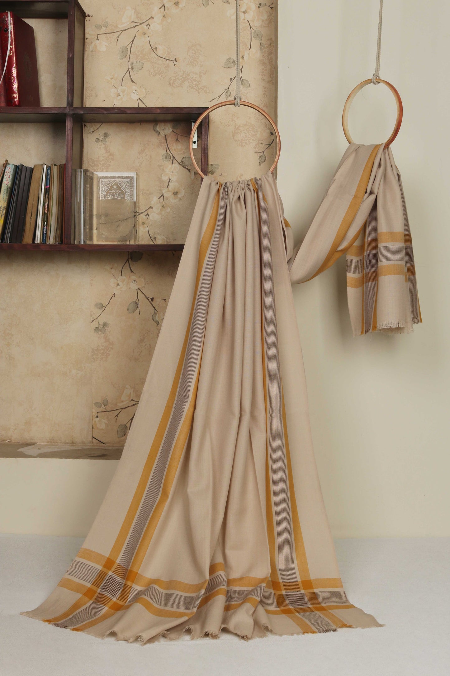Zam Zam Lining Pashmina Shawl 3158 S2