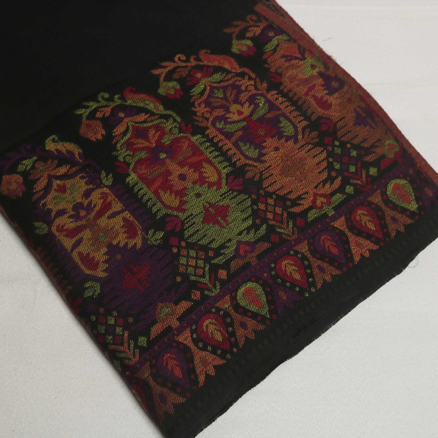 Kani Palo Pashmina Black Shawl 3186