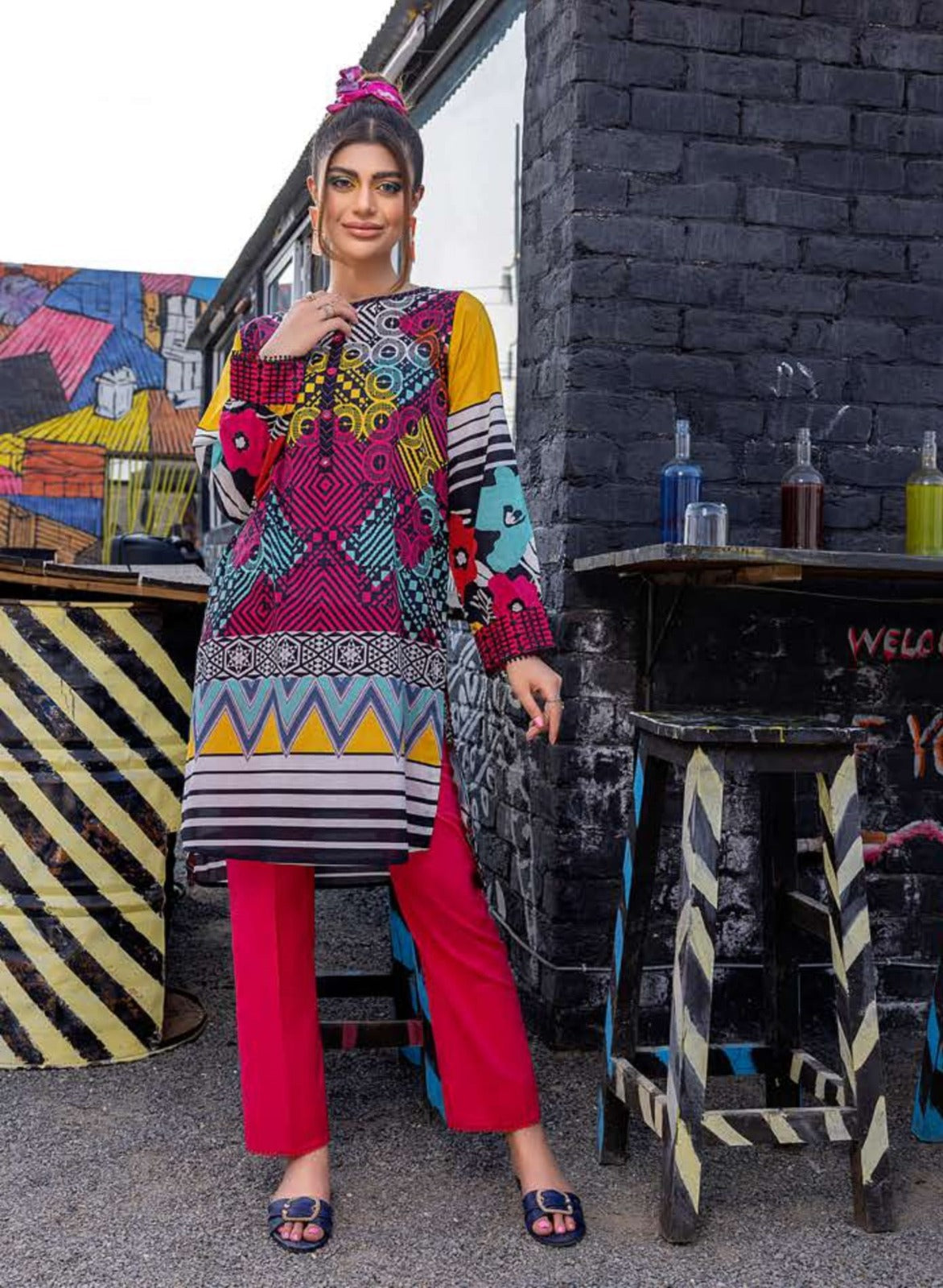 Embroidered Lawn 2Pc Suit Cocktail By Gull Jee GCOC2201A9