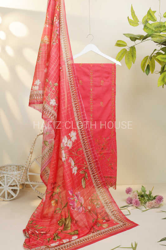 Luxury Lawn Embroidered Suit H25SLEBS10