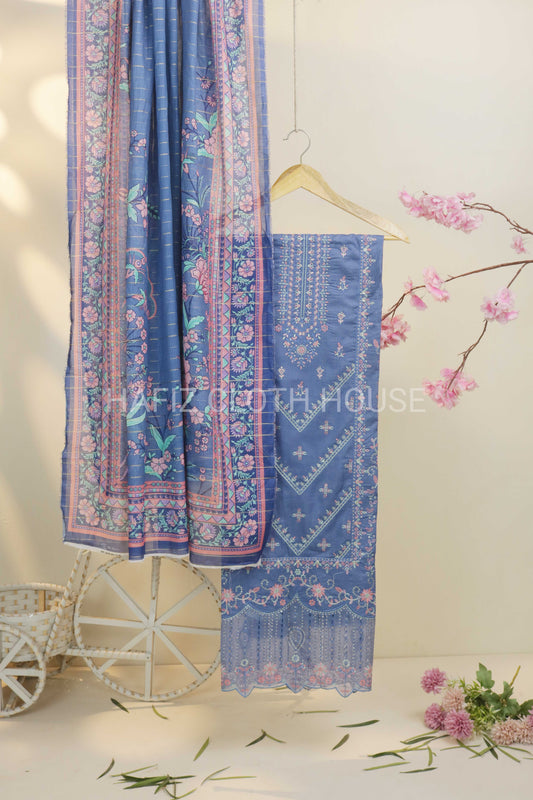 Luxury Lawn Embroidered Suit H25SLEBS13