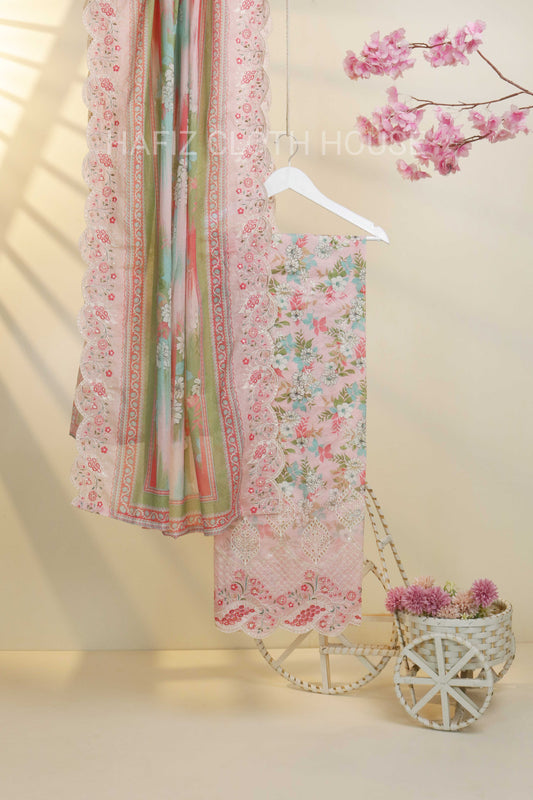 Luxury Lawn Embroidered Suit H25SLEBS14