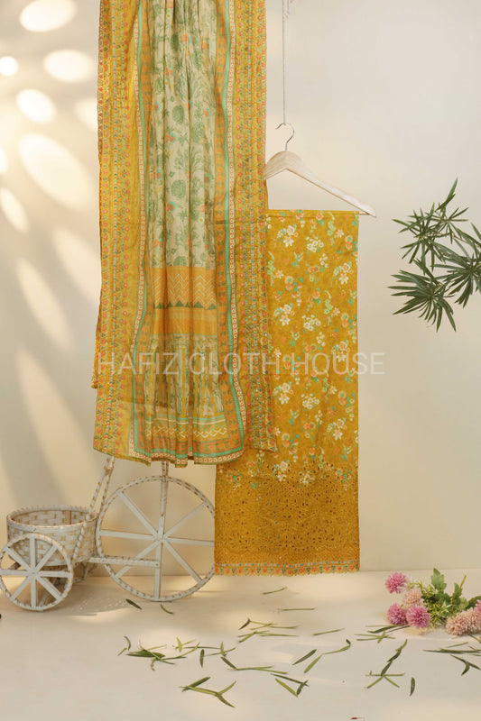 Luxury Lawn Embroidered Suit H25SLEBS03