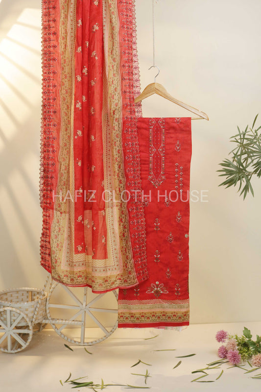 Luxury Lawn Embroidered Suit H25SLEBS06