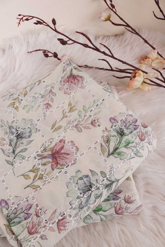 2Piece – Printed Embroidered Lawn L2PE154