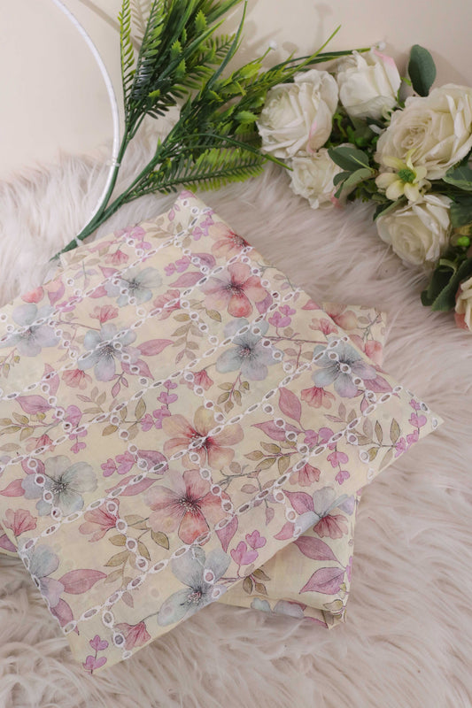 2Piece – Printed Embroidered Lawn L2PE159