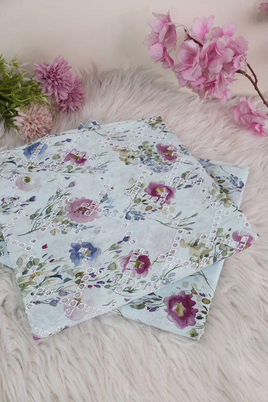 2Piece – Printed Embroidered Lawn L2PE224