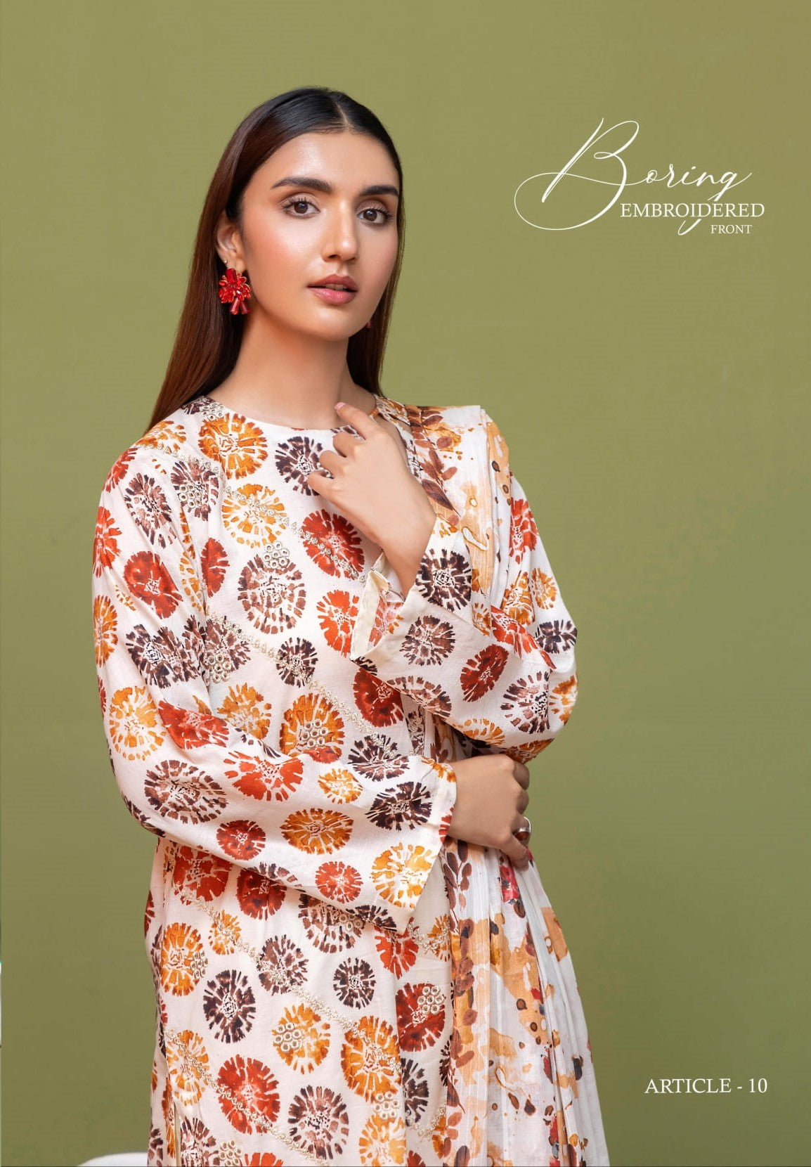 Lawn Embroidered Suit H25SLGF10