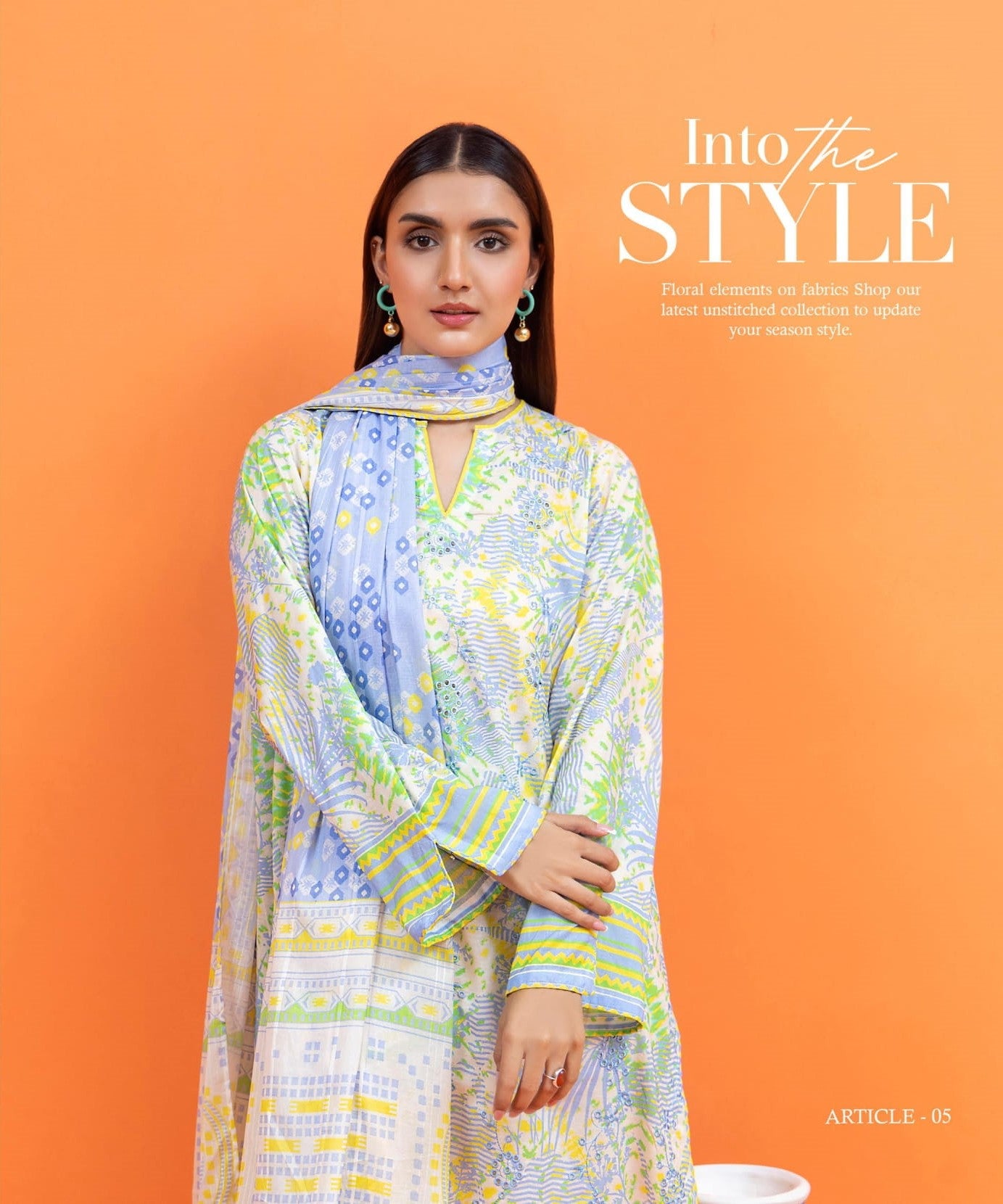 Lawn Embroidered Suit H25SLGF05