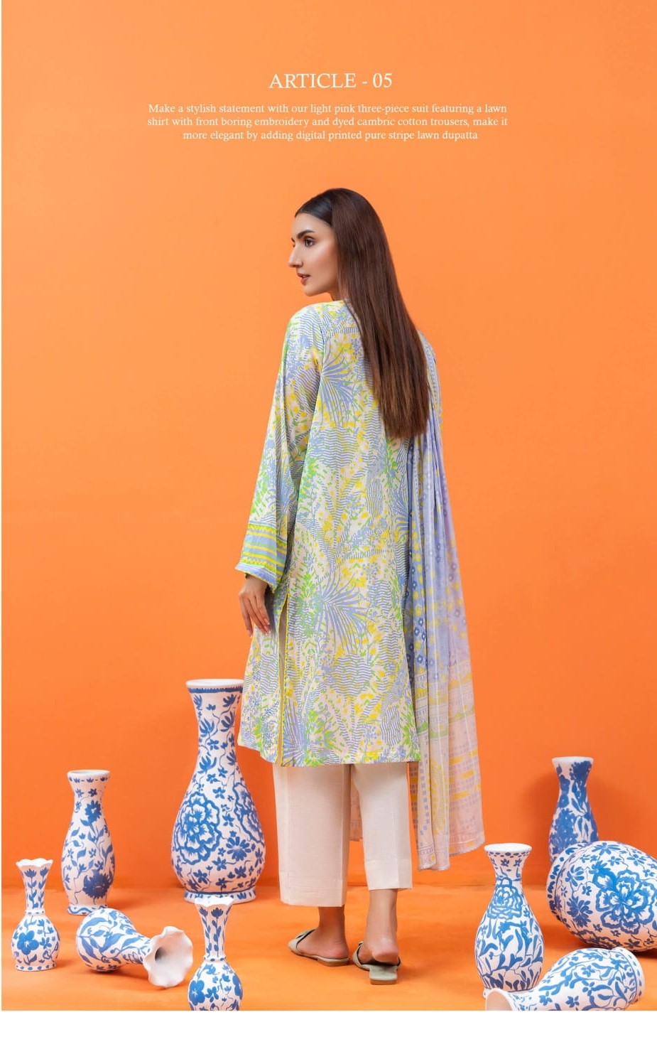 Lawn Embroidered Suit H25SLGF05