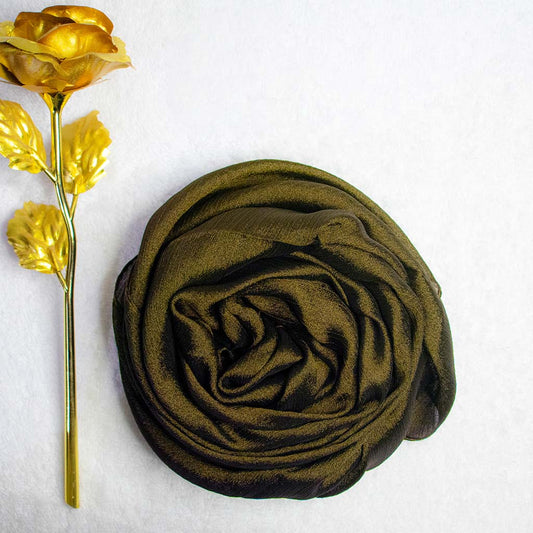 Stoler - Crinkle Chiffon Silk Sega-Green  STO03
