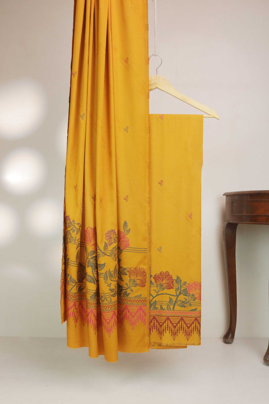 3Piece Linen Jacquard Suit VC24