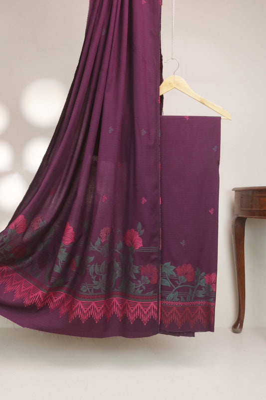 3Piece Linen Jacquard Suit VC26