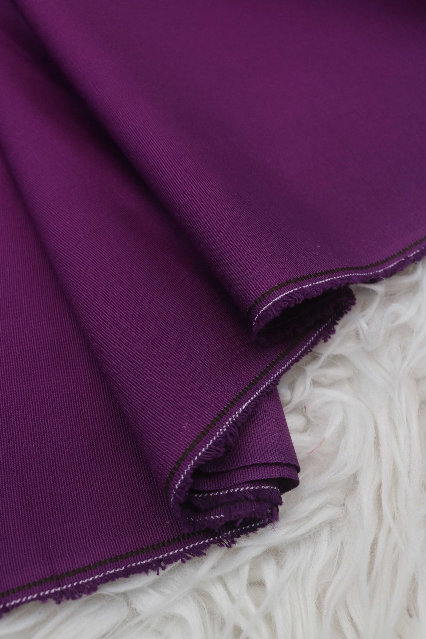 Plain Khaddar Plum - Shirt Piece