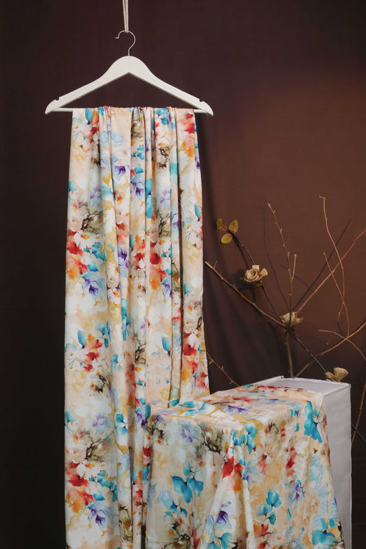 2Piece - Printed Linen Suit PLI2P01