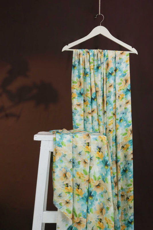 2Piece - Printed Linen Suit PLI2P32