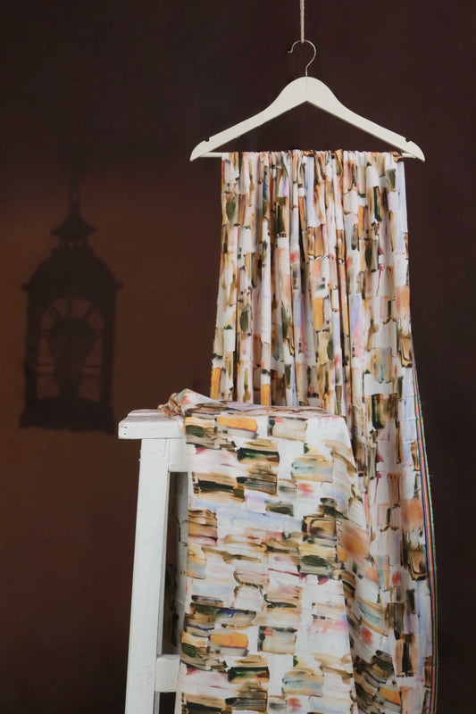 2Piece - Printed Linen Suit PLI2P26
