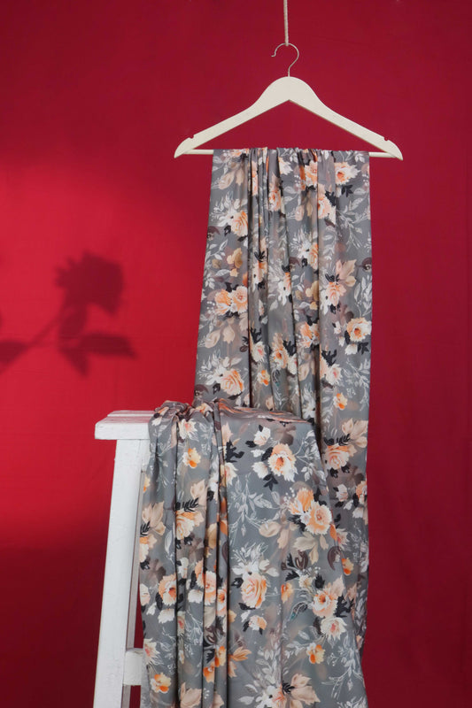 2Piece - Printed Linen Suit PLI2P36