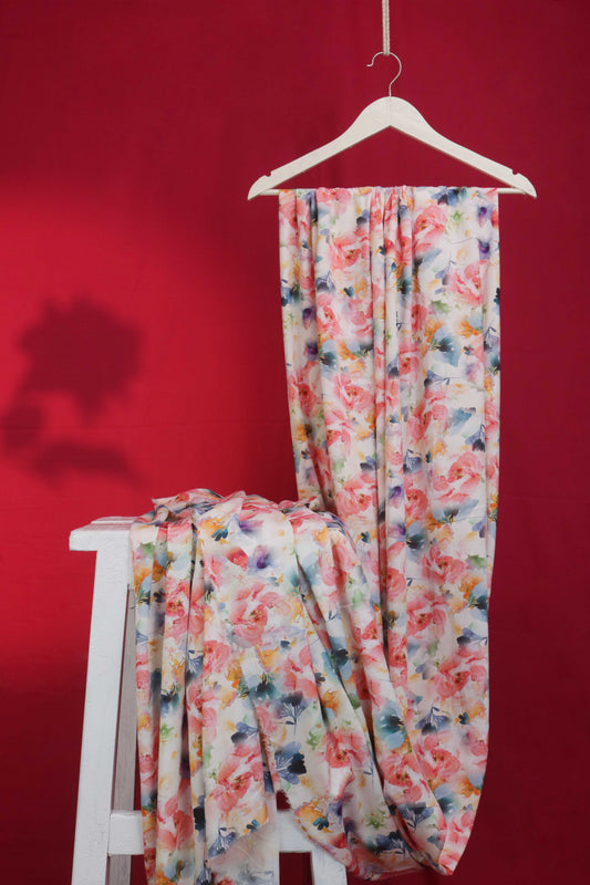 2Piece - Printed Linen Suit PLI2P04