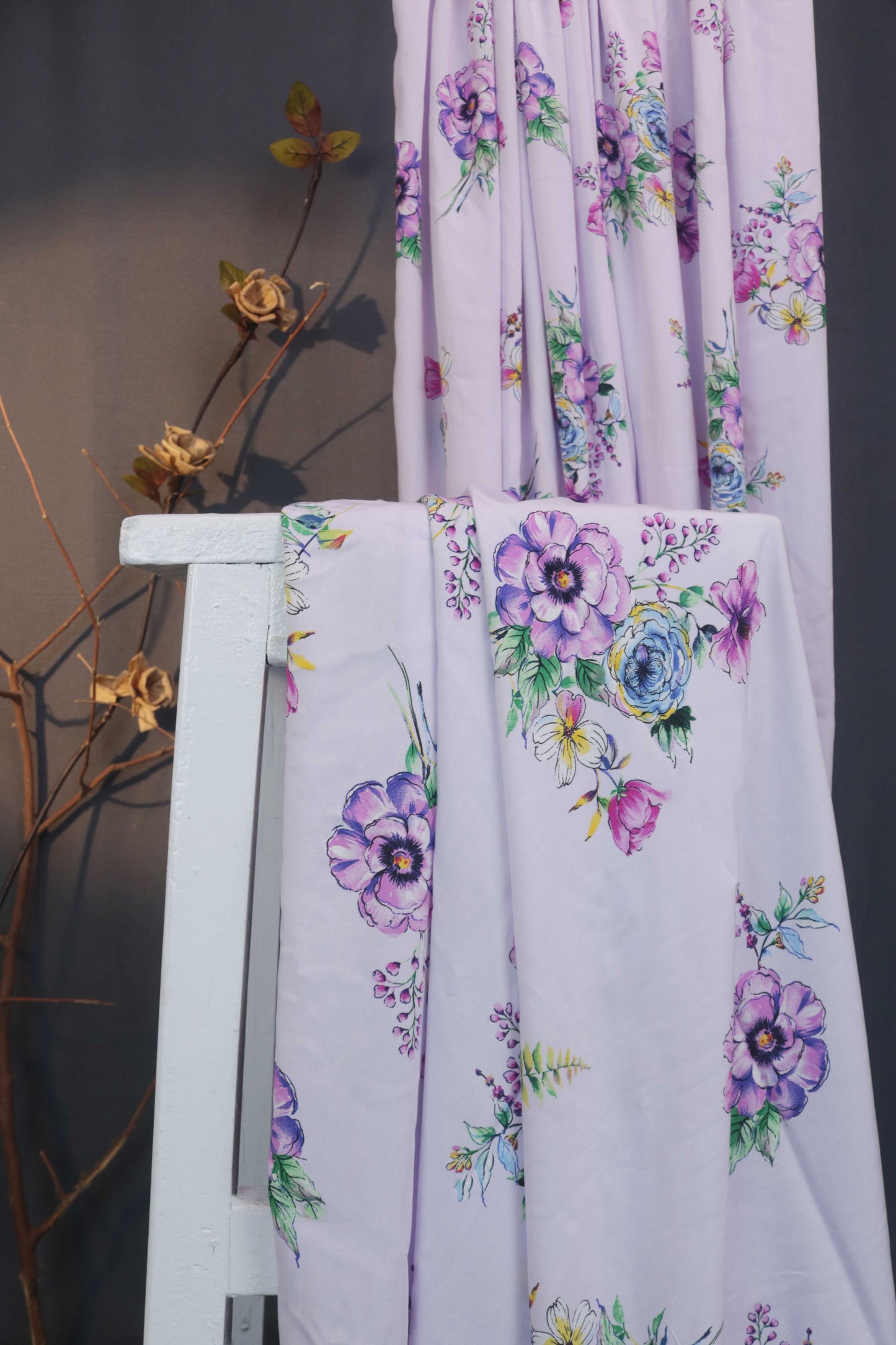 2Piece - Printed Linen Suit PLI2P55