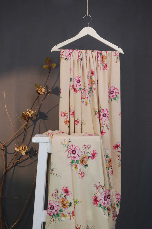 2Piece - Printed Linen Suit PLI2P59