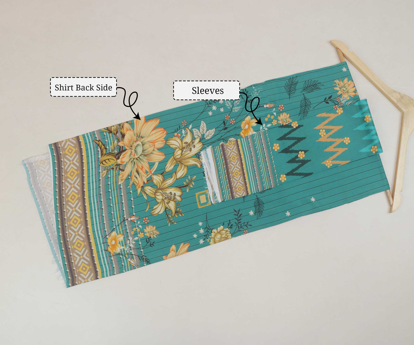 3Piece - Moonsoon  Linen Printed Suit MSST10
