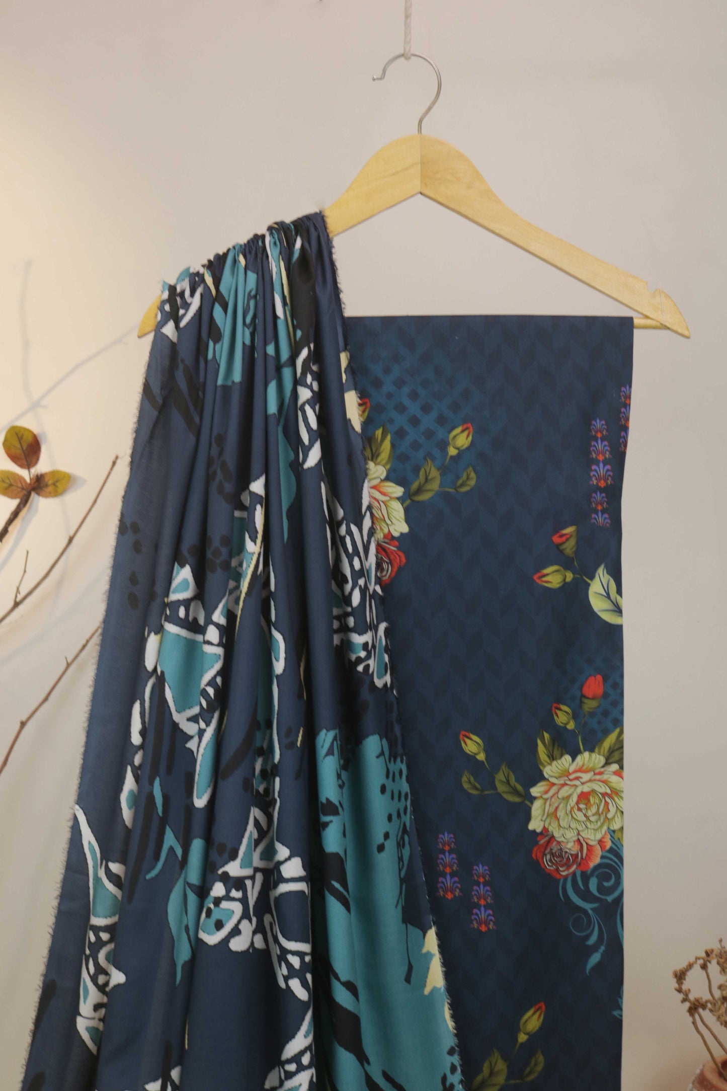 3Piece - Moonsoon  Linen Printed Suit MSST05