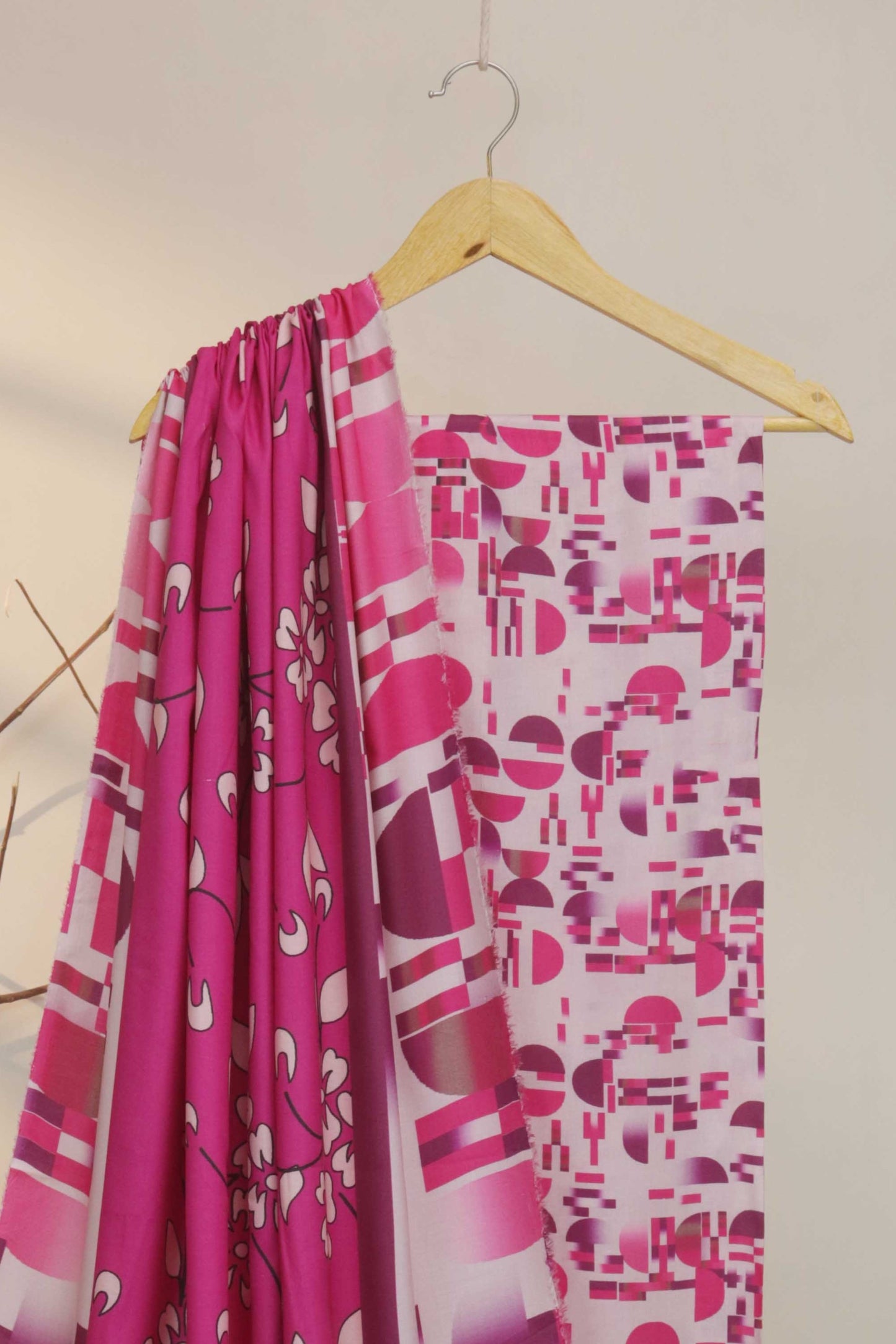 3Piece - Moonsoon  Linen Printed Suit MSST11