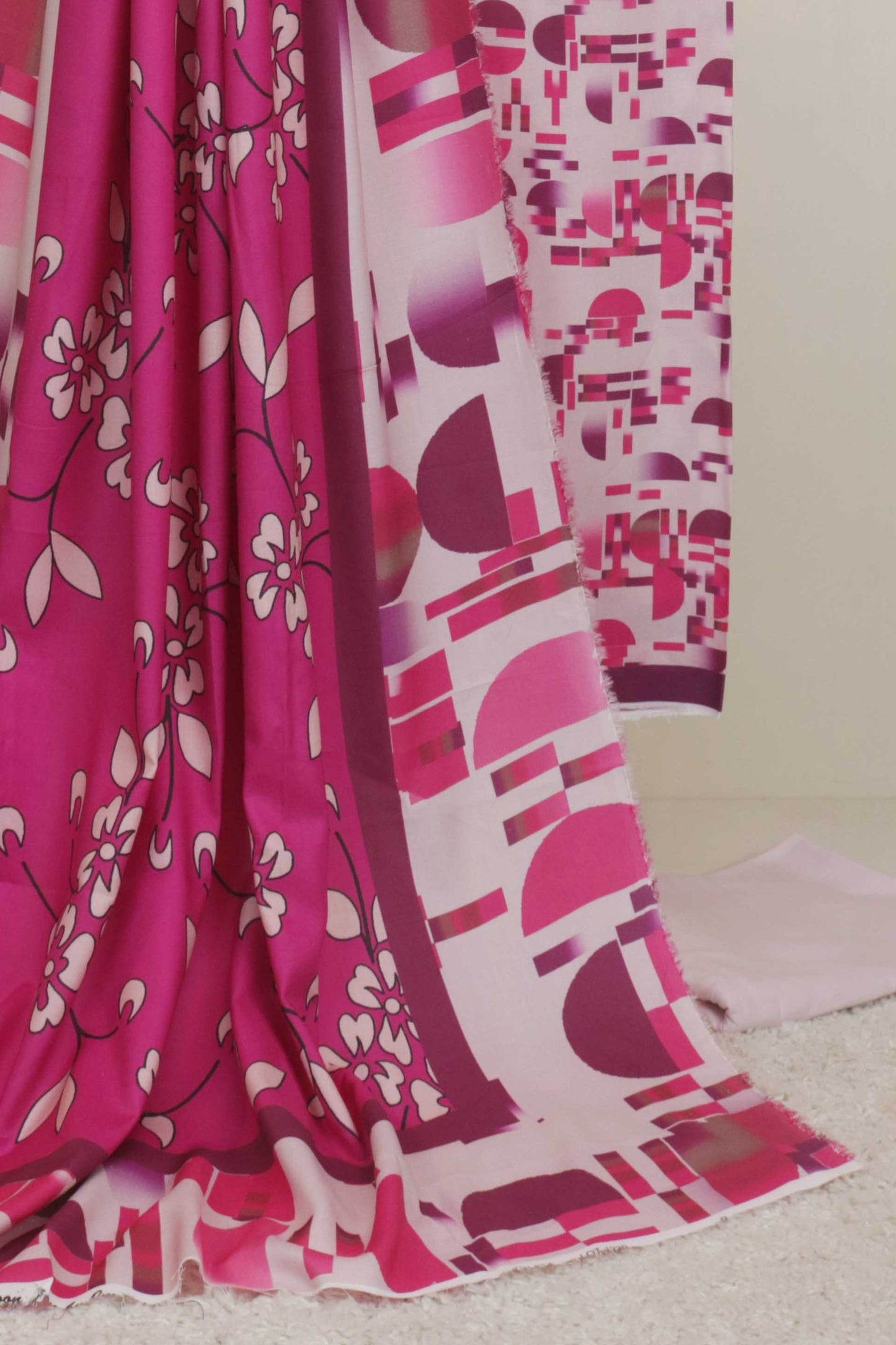 3Piece - Moonsoon  Linen Printed Suit MSST11