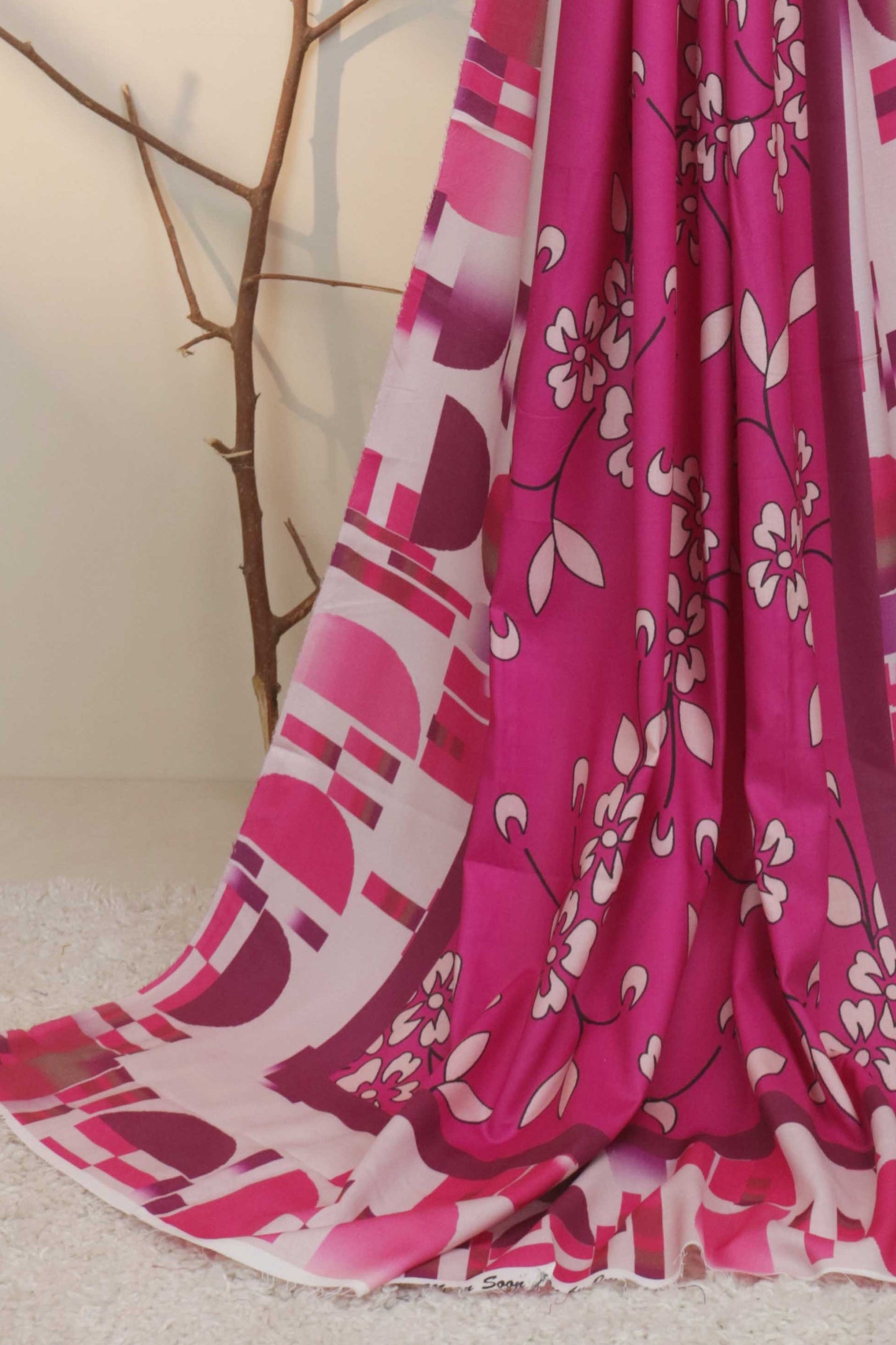 3Piece - Moonsoon  Linen Printed Suit MSST11